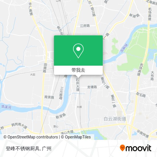 登峰不锈钢厨具地图