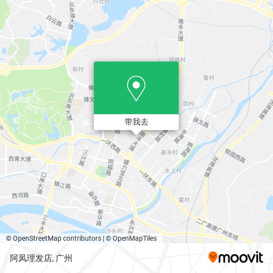 阿凤理发店地图