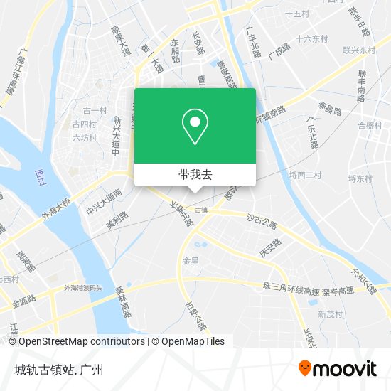 城轨古镇站地图