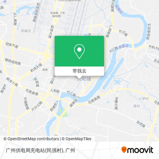 广州供电局充电站(民强村)地图