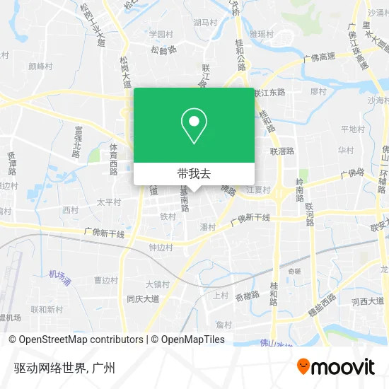 驱动网络世界地图