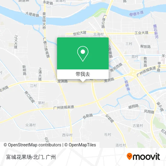 富城花果场-北门地图
