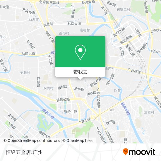 恒锋五金店地图