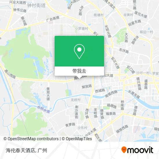 海伦春天酒店地图