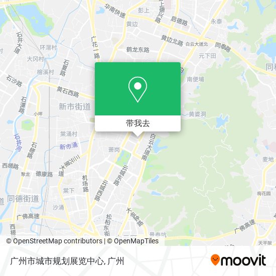 广州市城市规划展览中心地图