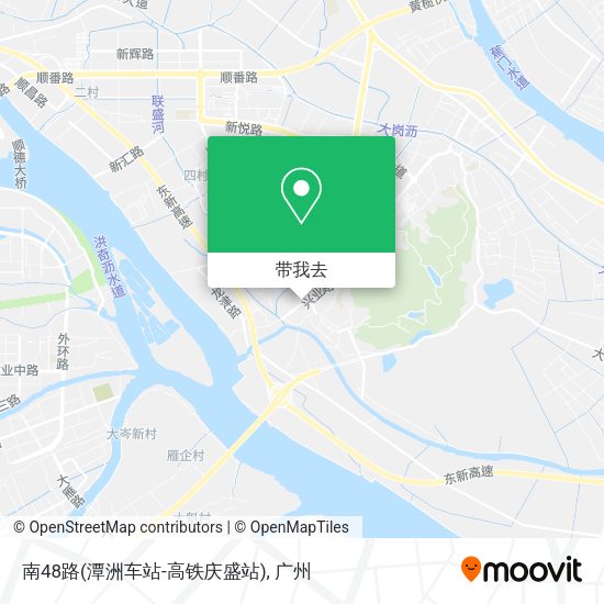 南48路(潭洲车站-高铁庆盛站)地图