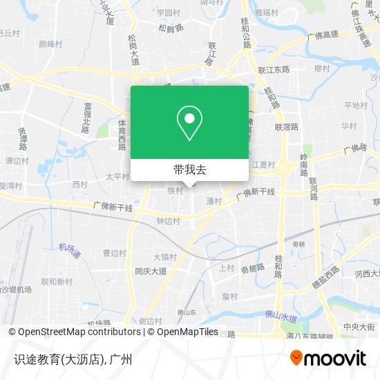 识途教育(大沥店)地图
