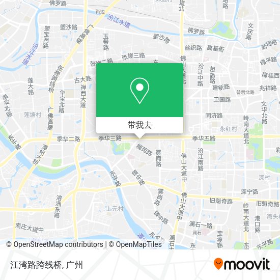 江湾路跨线桥地图