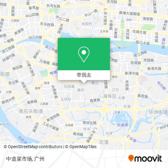 中道菜市场地图