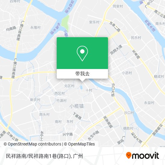 民祥路南/民祥路南1巷(路口)地图