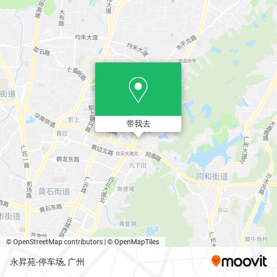 永昇苑-停车场地图