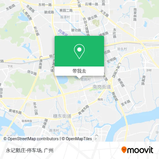 永记鹅庄-停车场地图