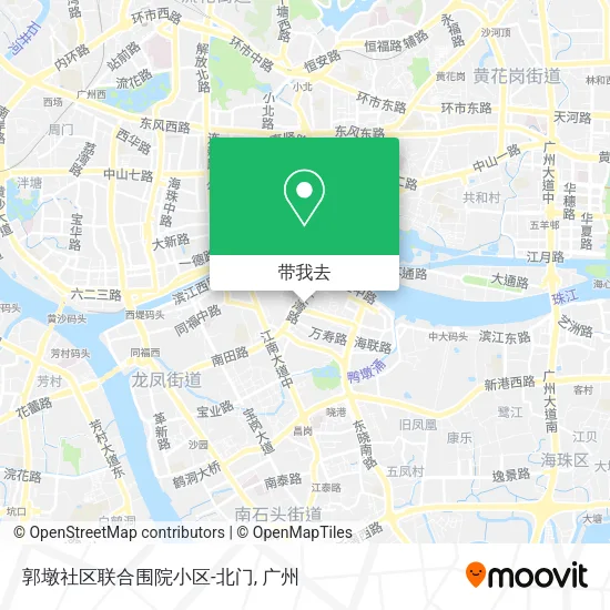 郭墩社区联合围院小区-北门地图
