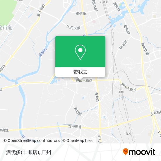 酒优多(丰顺店)地图