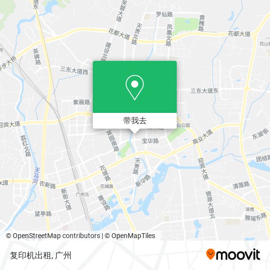 复印机出租地图
