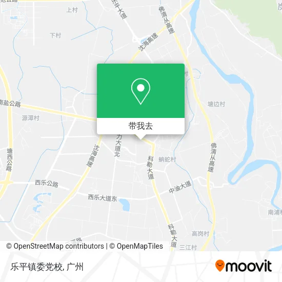 乐平镇委党校地图