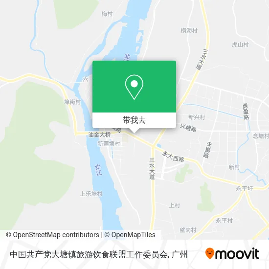 中国共产党大塘镇旅游饮食联盟工作委员会地图