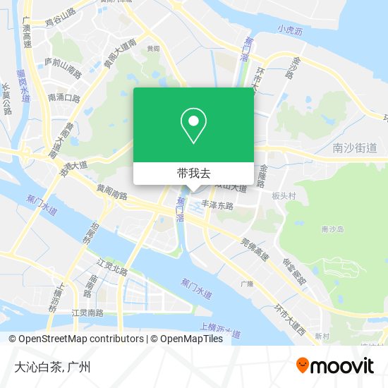 大沁白茶地图