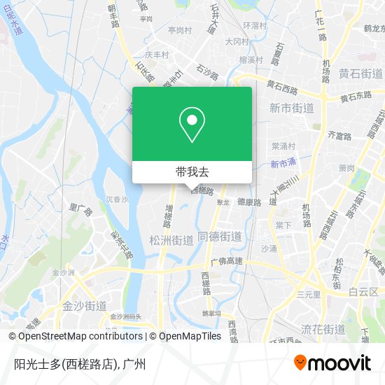阳光士多(西槎路店)地图