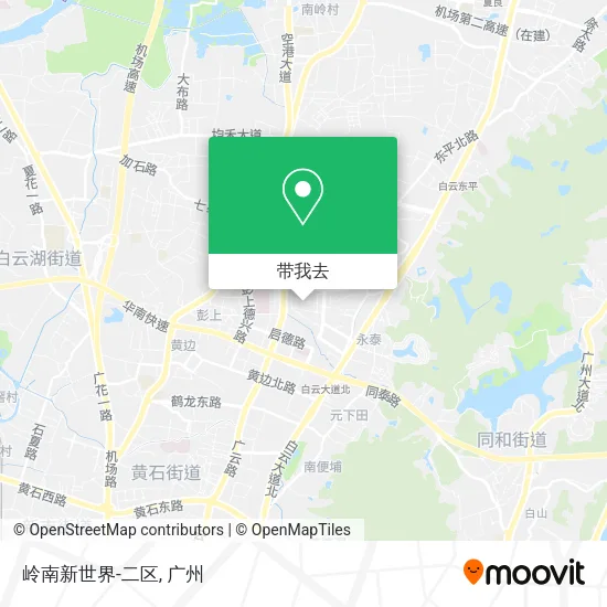 岭南新世界-二区地图