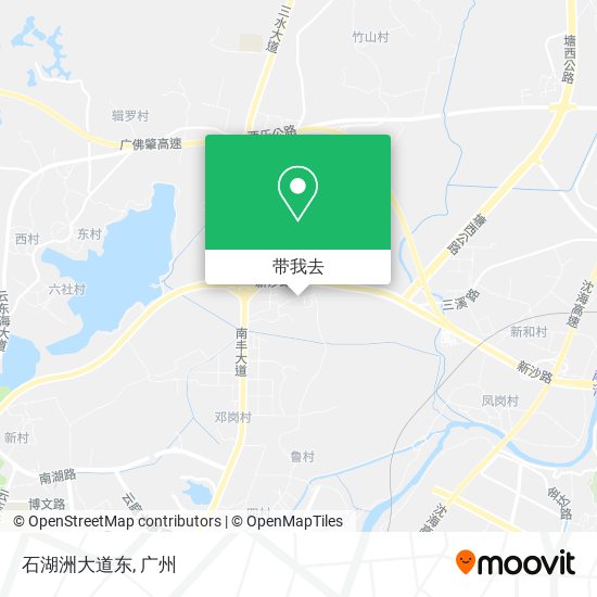 石湖洲大道东地图