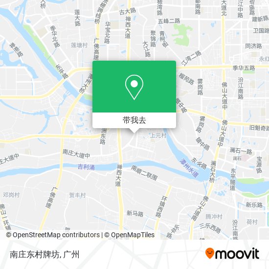 南庄东村牌坊地图