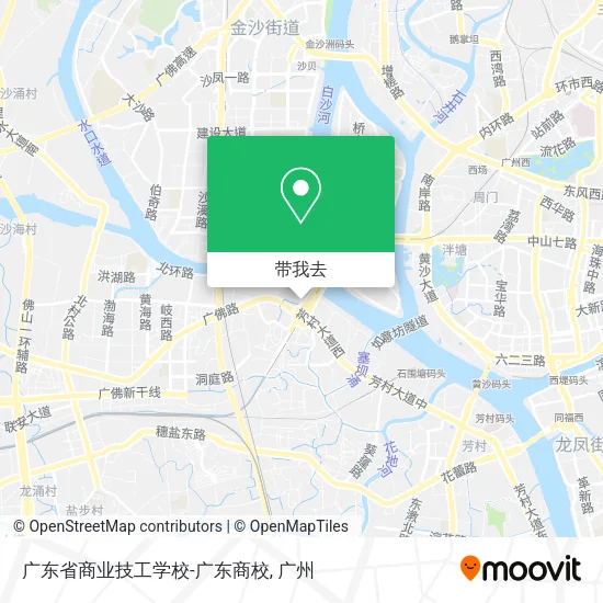 广东省商业技工学校-广东商校地图