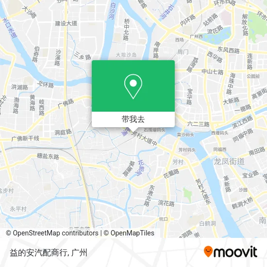 益的安汽配商行地图