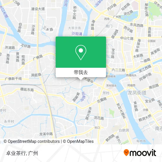 卓业茶行地图