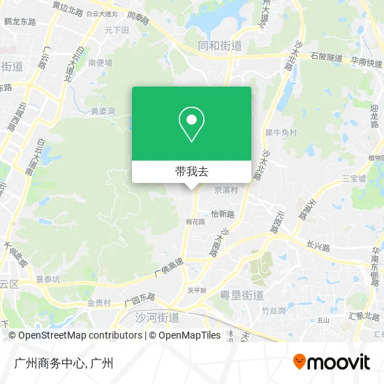 广州商务中心地图