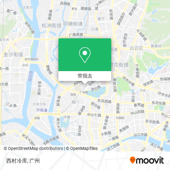 西村冷库地图