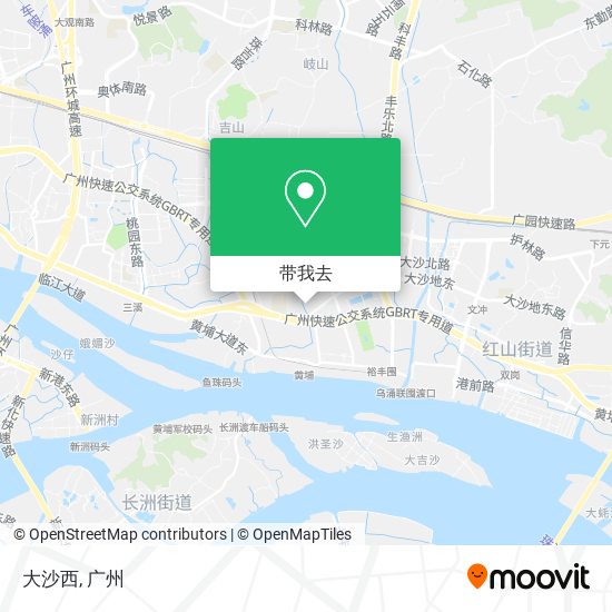 大沙西地图