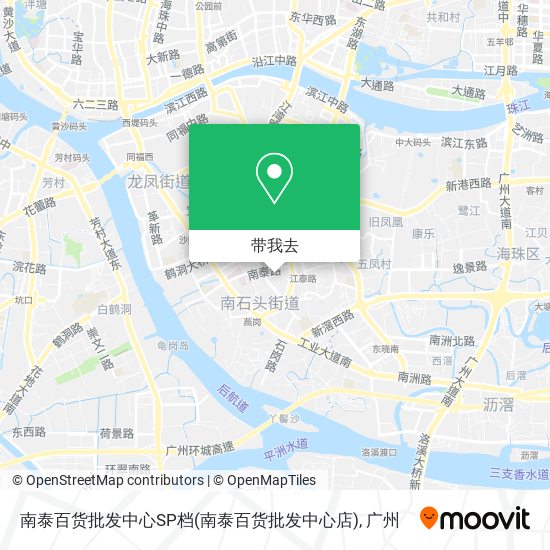 南泰百货批发中心SP档(南泰百货批发中心店)地图