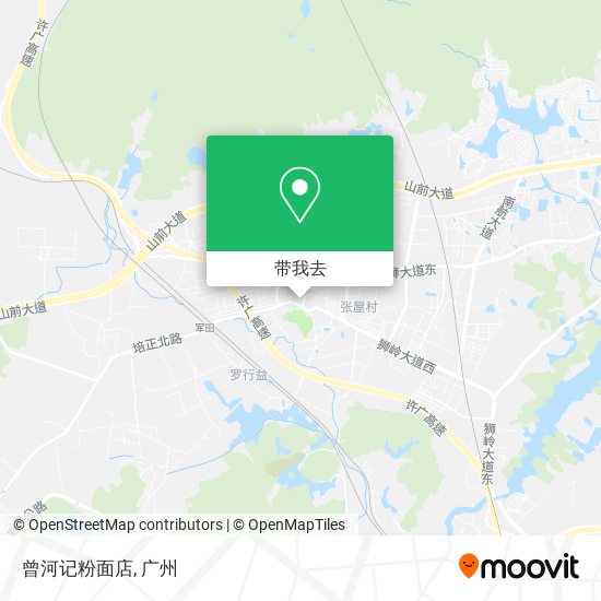曾河记粉面店地图