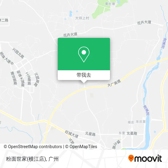 粉面世家(横江店)地图