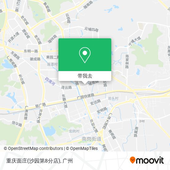 重庆面庄(沙园第8分店)地图