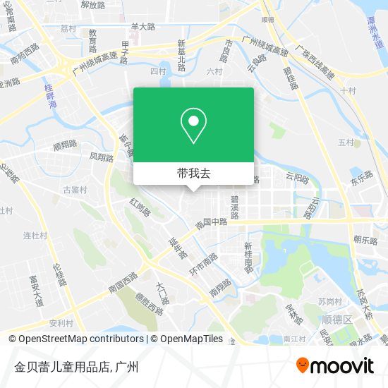 金贝蕾儿童用品店地图
