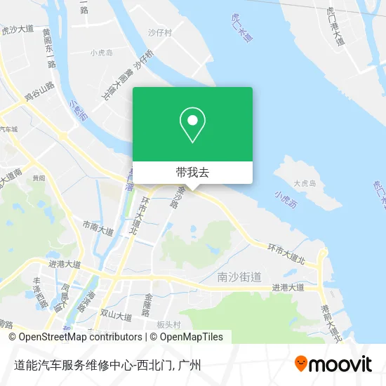 道能汽车服务维修中心-西北门地图