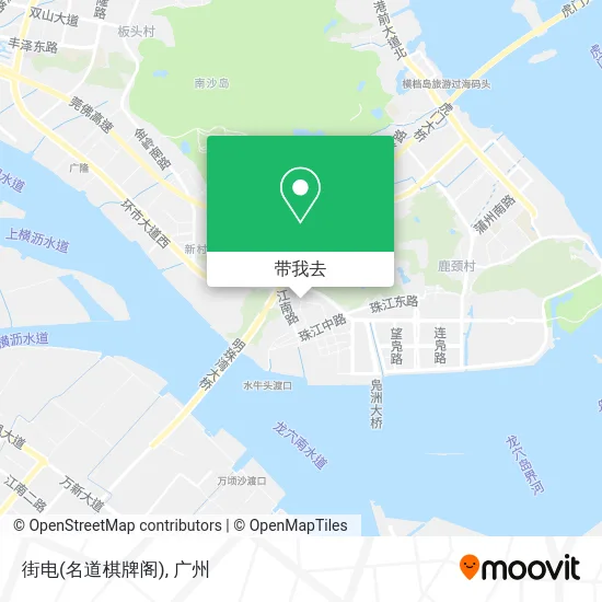 街电(名道棋牌阁)地图