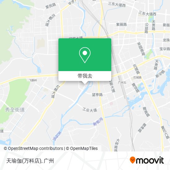 天瑜伽(万科店)地图