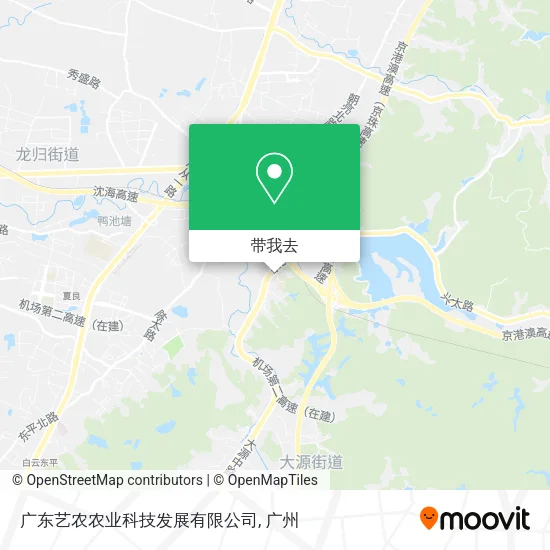 广东艺农农业科技发展有限公司地图