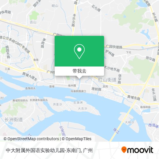 中大附属外国语实验幼儿园-东南门地图