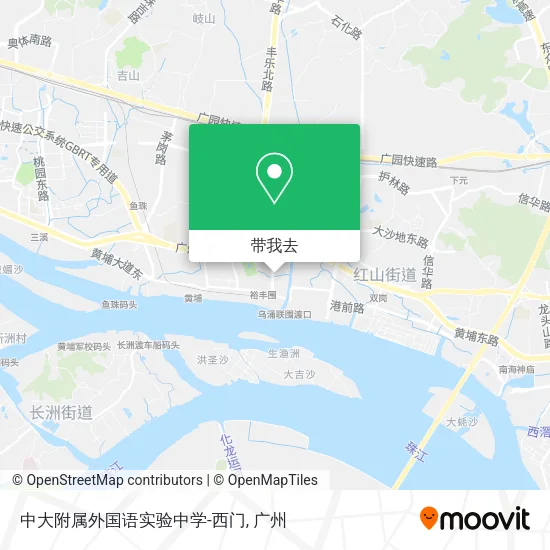中大附属外国语实验中学-西门地图