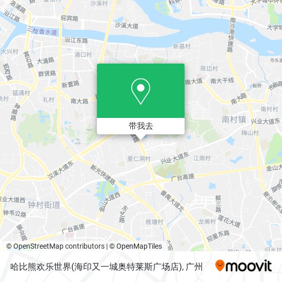 哈比熊欢乐世界(海印又一城奥特莱斯广场店)地图
