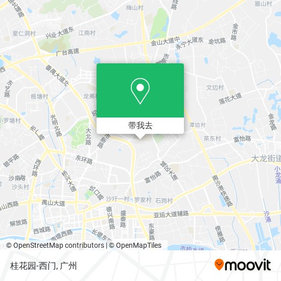 桂花园-西门地图
