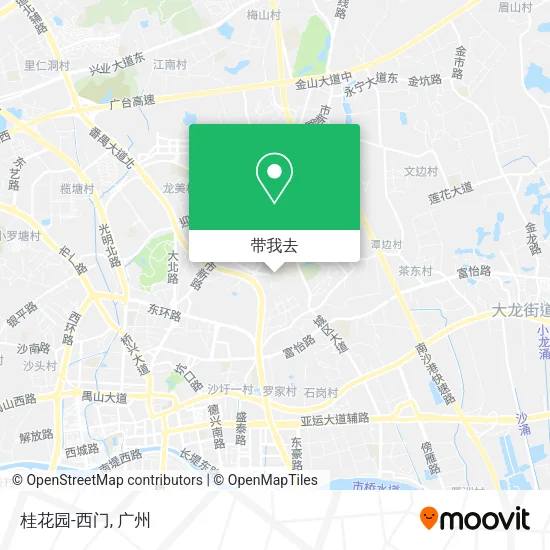 桂花园-西门地图