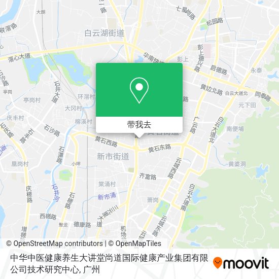 中华中医健康养生大讲堂尚道国际健康产业集团有限公司技术研究中心地图