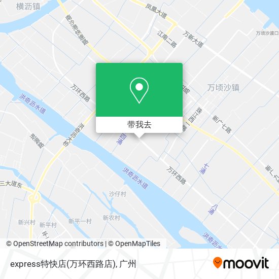 express特快店(万环西路店)地图