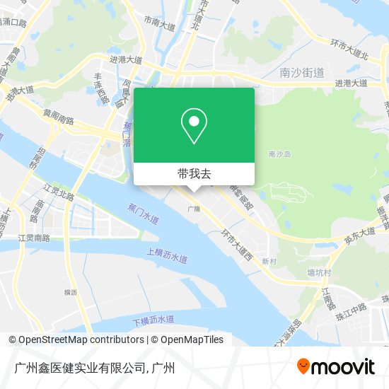 广州鑫医健实业有限公司地图