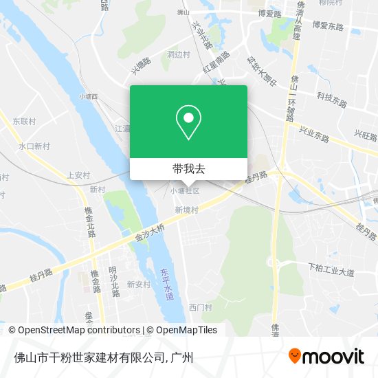 佛山市干粉世家建材有限公司地图